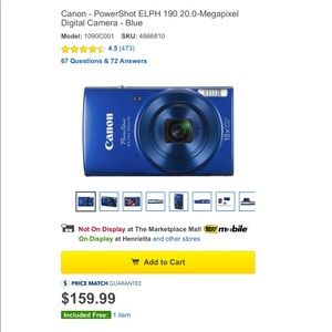 Canon PowerShot ELPH 190